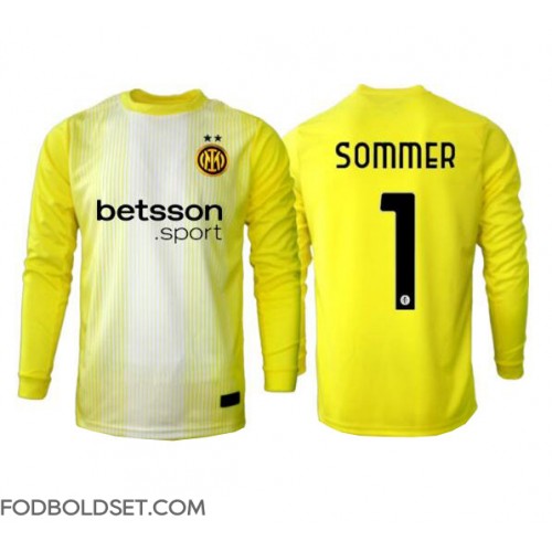 Inter Milan Yann Sommer #1 Målmand Udebanetrøje 2025-26 Langærmet